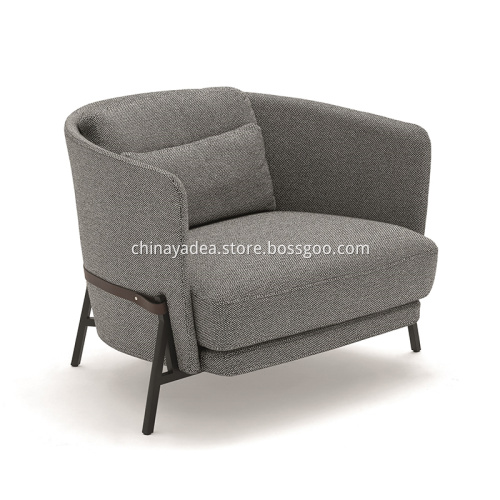 Italian Style Arflex Cradle Fabric Armchair